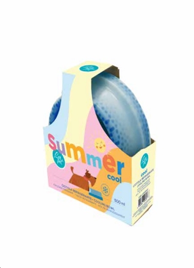Picture of LeoPet Blue Cooling Water Bowl for Dogs & Cats